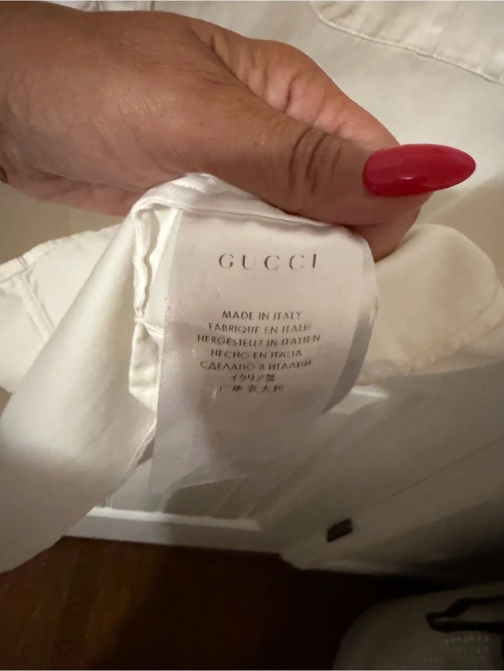 Gucci double pocket